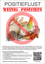 Flyer tegen de positieflijst