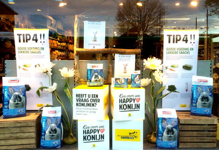 Happy Konijn in winkel