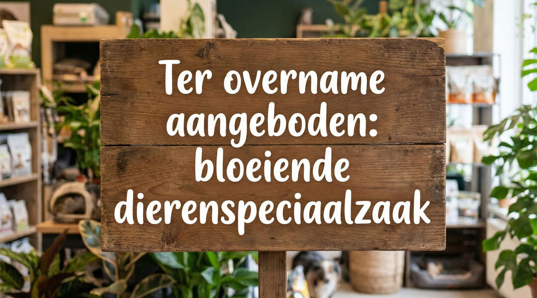 Ter overname: zeer goed lopende dierenspeciaalzaak